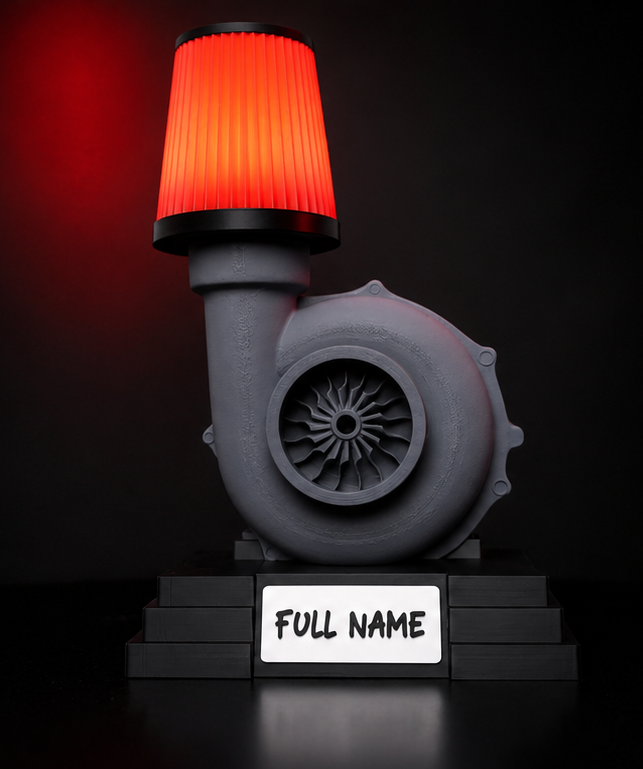 TURBOCHARGER AMBIENT LAMP – CUSTOM NAME EDITION