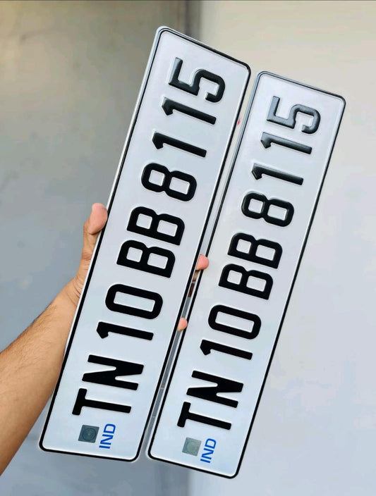 Custom Magnetic Number Plate